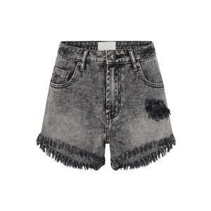 One Teaspoon NWT Rodeo Gray‎ Bonita High Waisted Denim Shorts Size 24 MSRP 120